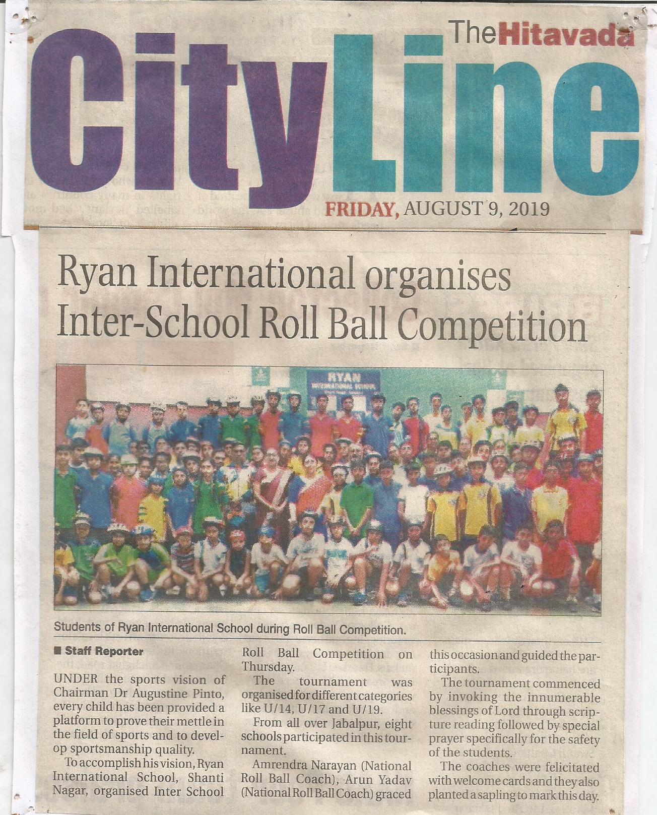 Inter-School Roll Ball Competition